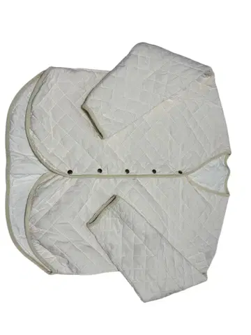 grove 화이트 퀼팅 자켓