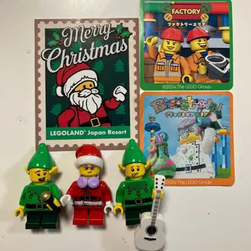 레고랜드 나고야 크리스마스 한정판 미니 피규어 3체 세트 트레이드