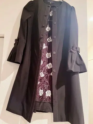 M'S GRACY 블랙 코트 사이즈 38