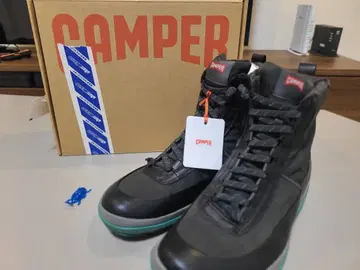 CAMPER 블랙 워크 부츠