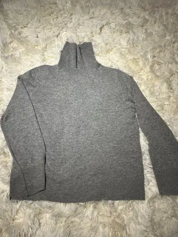 UNIQLO 그레이 터틀넥 스웨터 XL
