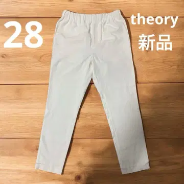 미사용 새상품 Theory 화이트 슬랙스 28