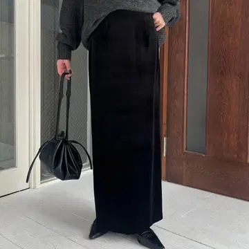 벨로아 I라인 스커트 CAPRICIEUX LE'MAGE