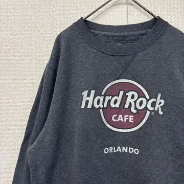 버드락카페 맨투맨 로고 프린트 미국 빈티지 의류 M 3473