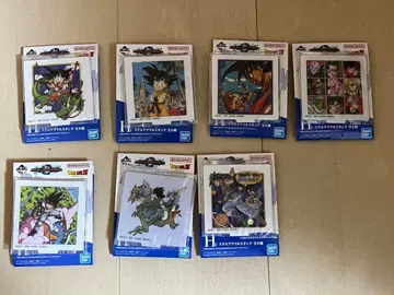 제일복권 드래곤볼 H상 스퀘어 아크릴 스탠드 7종 세트