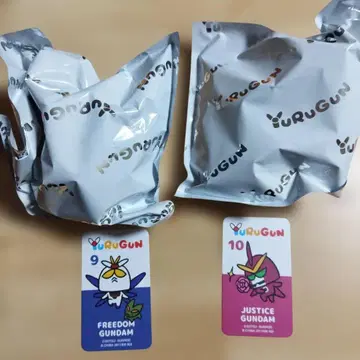 유루건 YuRuGuN wave1 프리덤 & 저스티스 건담 세트