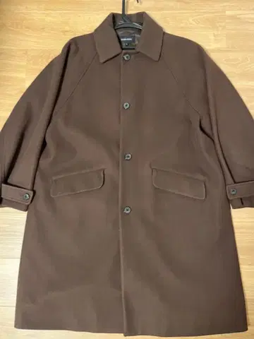 브라운 스텐카라 코트 S 사이즈