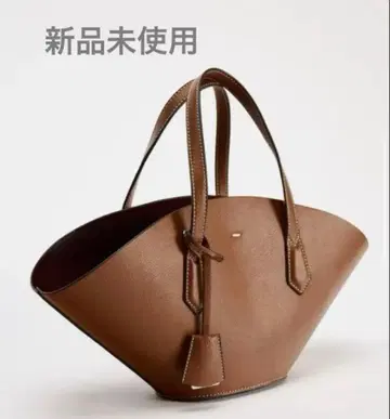 미사용 새상품 ZARA 토트백 카멜