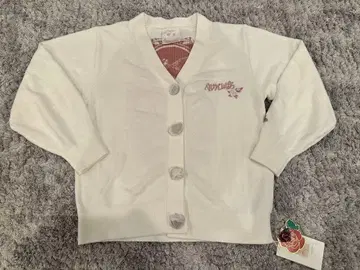 화이트 가디건 베르사유 자수