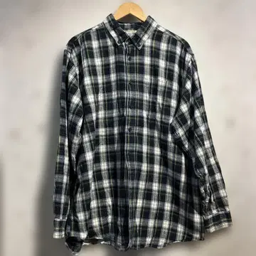 00s L.L.Bean 체크 무늬 플란넬 셔츠 엘엘빈