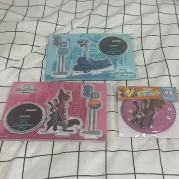 Zootopia 아크릴 스탠드 & 캔 거울 세트