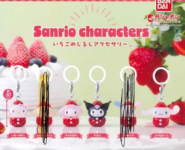 산리오 캐릭터즈 딸기 메지루시 액세서리 키티 마이멜로디 쿠로미