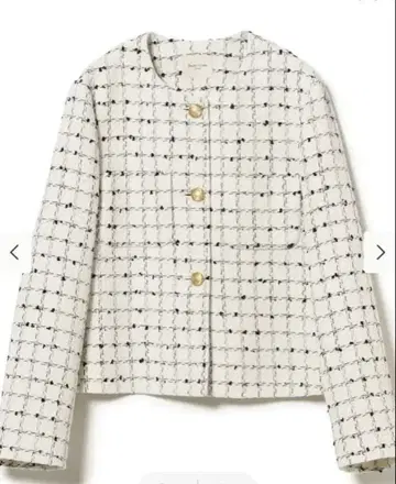 DemiLuxe BEAMS 노카라 자켓 화이트 계열 세레모니