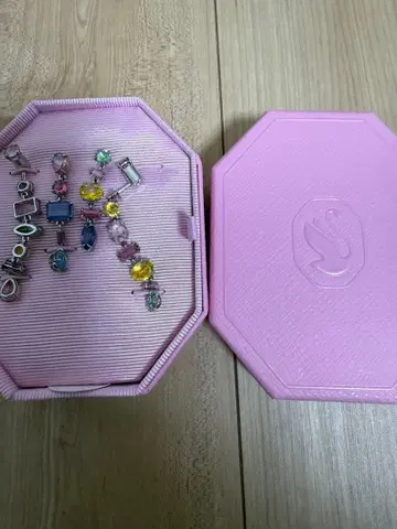 스와로브스키 멀티 컬러 귀걸이