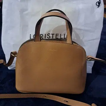 로리스타 베이지 가죽 숄더백