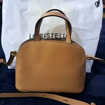 로리스타 베이지 가죽 숄더백