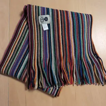 PAUL SMITH JEANS 울 스트라이프 머플러