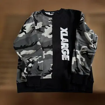 XLARGE 카모플라쥬 블랙 트레이닝복