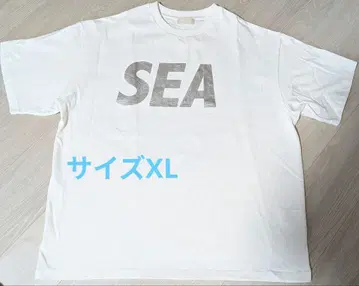 [ XL ] WIND AND SEA 남성용 티셔츠 화이트