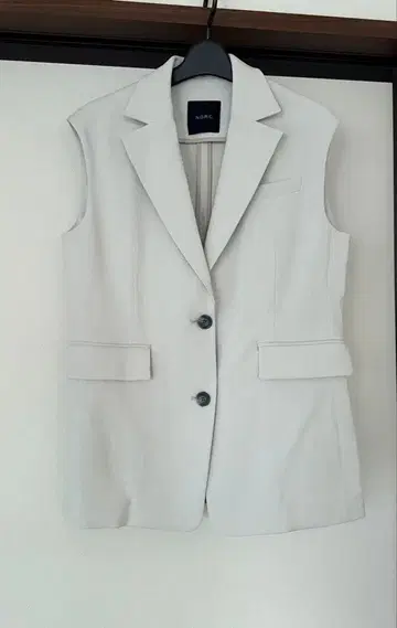 N.O.R.K 린넨 옥스 테일러드 베스트