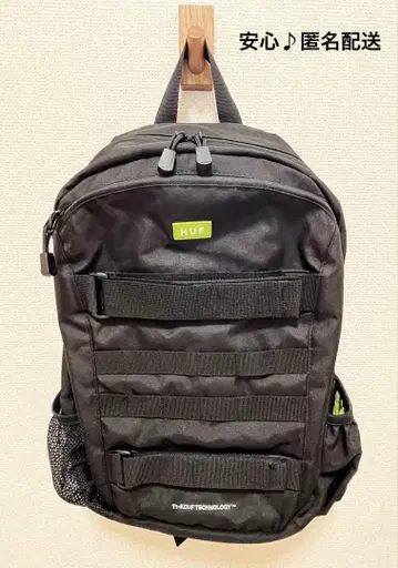 HUF 미션 백팩 블랙 24L