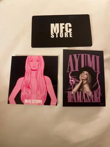 하마사키 아유미 MFC STORE 스티커 세트