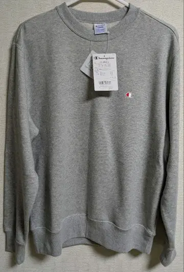 시착만 한 상품 Champion 맨투맨 C3-W001Z 그레이 L