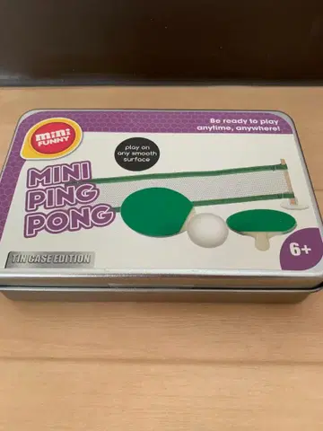 MINI PING PONG TIN CASE EDITION funny