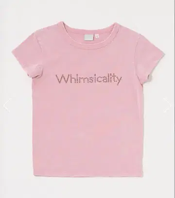 MOUSSY 반팔 T셔츠 핑크