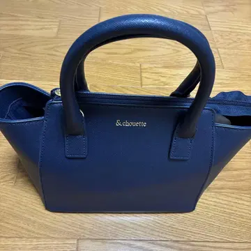& chouette 네이비 핸드백