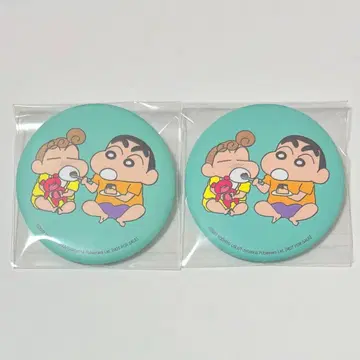 AGF 2025 한국 특전 캔뱃지 짱구는 못말려(크레용 신짱) 2개 세트