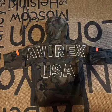 AVIREX USA 카모플라쥬 후드티
