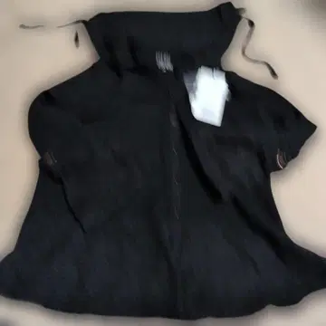 블랙 니트 가디건