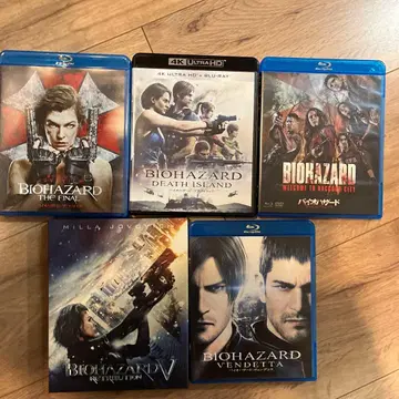 바이오하자드 블루레이 5매 세트