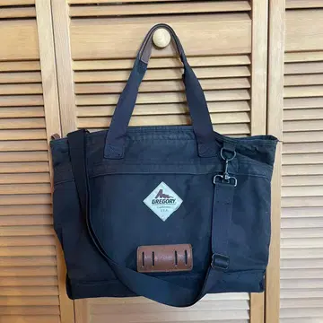GREGORY 블랙 토트백