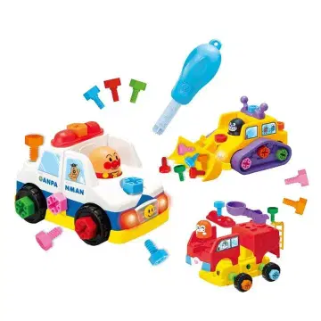 호빵맨 나사나사 체인지 일하는 탈것