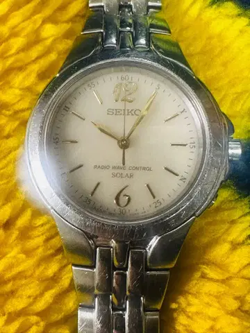 SEIKO 세이코 전파 솔라 손목시계 정크 작동 불가품