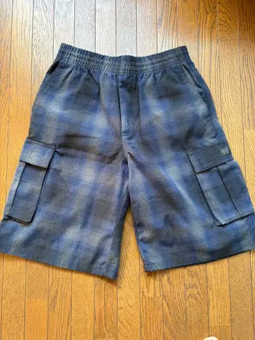 FB COUNTY 체커 숏팬츠 M