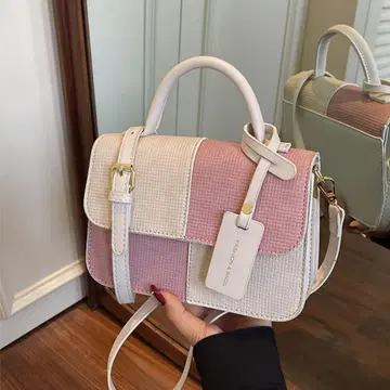 2WAY 숄더백 여성용 귀여운 핑크