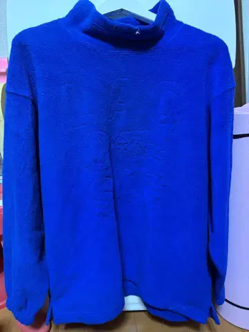 파랑 플리스 트레이닝복