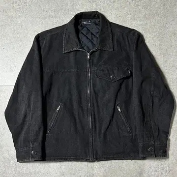 agnes b homme 지퍼 블루종 블랙 프랑스제