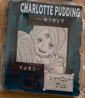 원피스 베이스샵 복권 아크릴 블록 푸딩