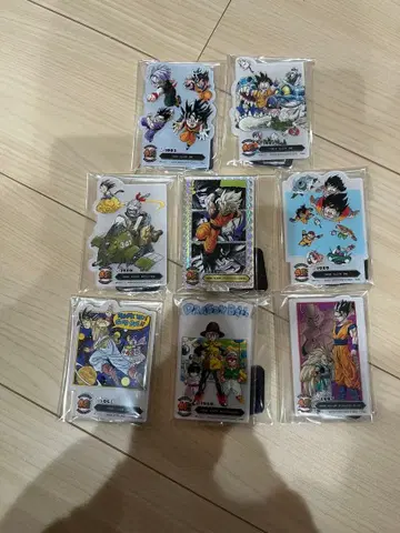 드래곤볼 아크릴 스탠드 8장 세트