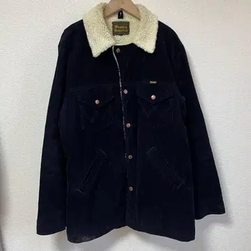 랭글러 런치 코트 네이비 코듀로이 XL