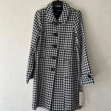 Ant Werpen 하운드 투스 롱 코트