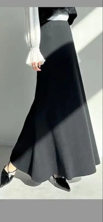 리브 티셔츠 머메이드 스커트/리디