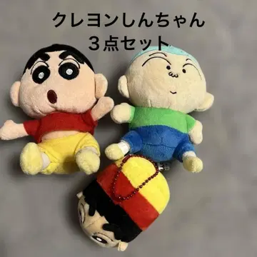 짱구는 못말려 봉제 인형 3개 세트