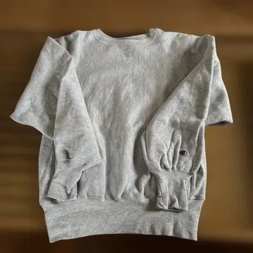 Champion 빈티지 리버스 위브 그레이 맨투맨