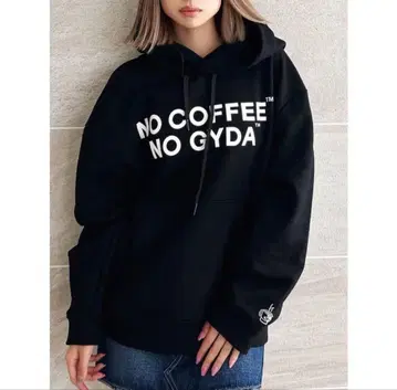 NO COFFEE NO GYDA 후드 맨투맨
