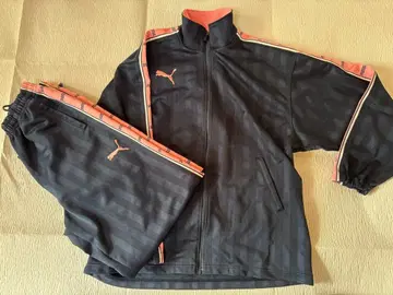 푸마 저리 상하의 셋업 네이비 핑크